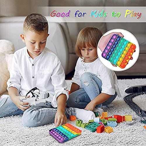 SK-RAYAN-Push-Pop-Bubble-Sensory-Fidget-Toys-Stress-Relief-Silicone-Pressure-Relieving-Popping-it-Toys-for-Autism-Special-Needs-Anxiety-Reliever-for-Kids-Teens-Adults-Square