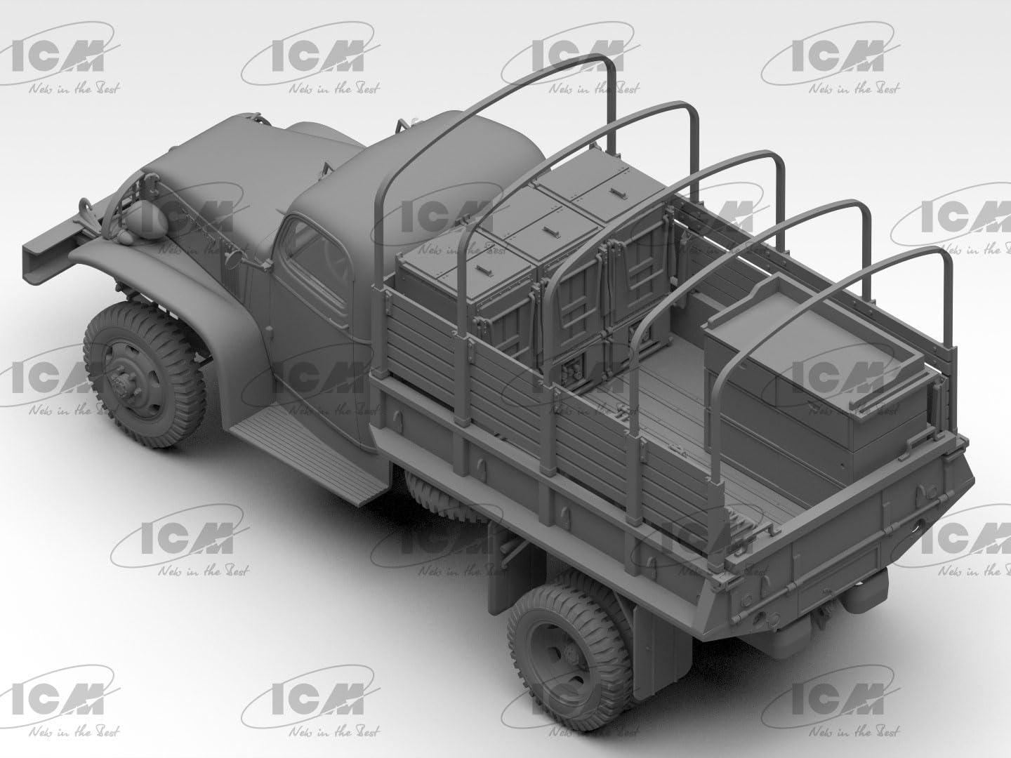 Amazon.com: ICM 35587 - WWII US Army Kitchen Truck - Plastic