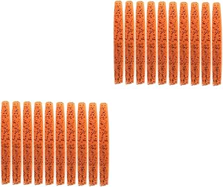 INOOMP 20 Pcs Luminous Worm Bait Devices Reusable Fake Baits Fake Fish Baits Bass Bait Gulp Saltwater Fishing Bait Saltwater Lures Outdoor Use Fishing Tools Wear-Resistant Fishing Baits