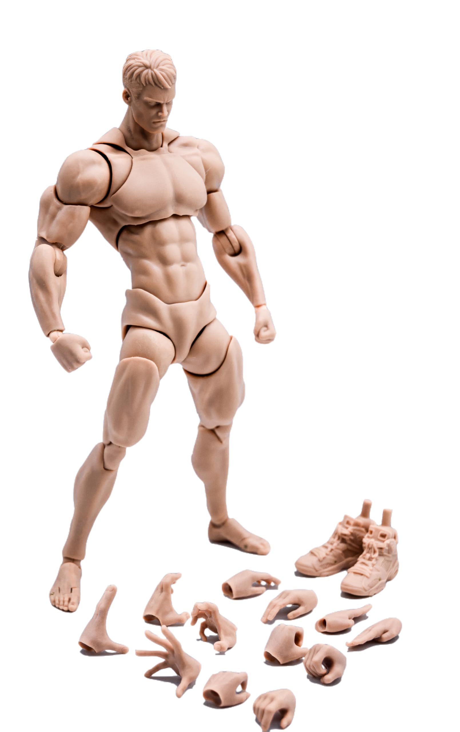Amazon.co.jp: Fremego 1/12スケール 男性アクションフィギュア 6