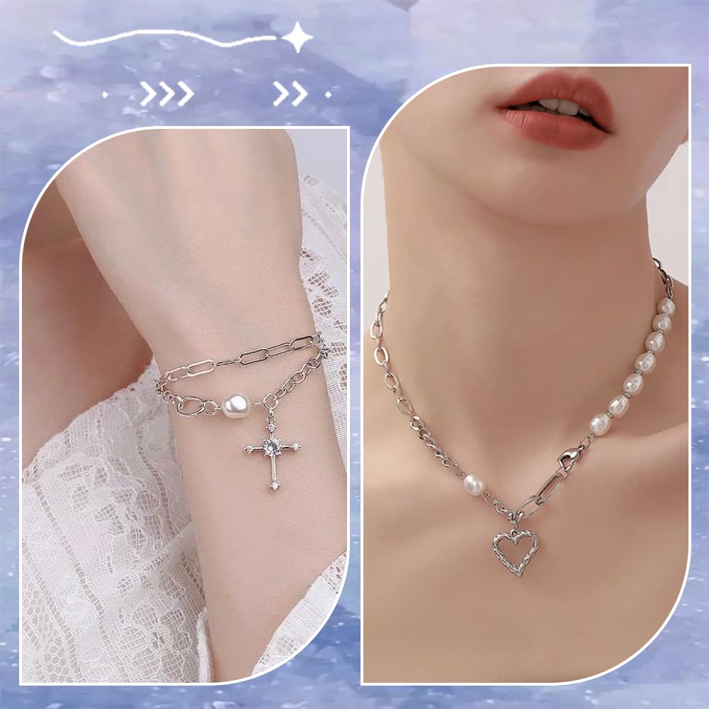 Collana di perle d'acqua dolce • Collana di perle naturali • Girocollo di perle • Collana di vere perle d'acqua dolce • Regalo per lui • Regalo per uomo - Italia