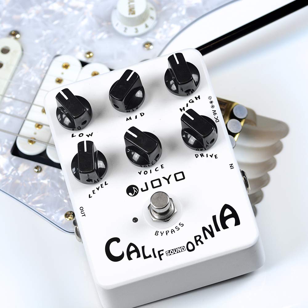 JOYO California Sound Effect Pedal JF-15 Bundle with CM-12 Guitar Pedal Amplifier Instrument Cable 15 Feet : Musical Instruments