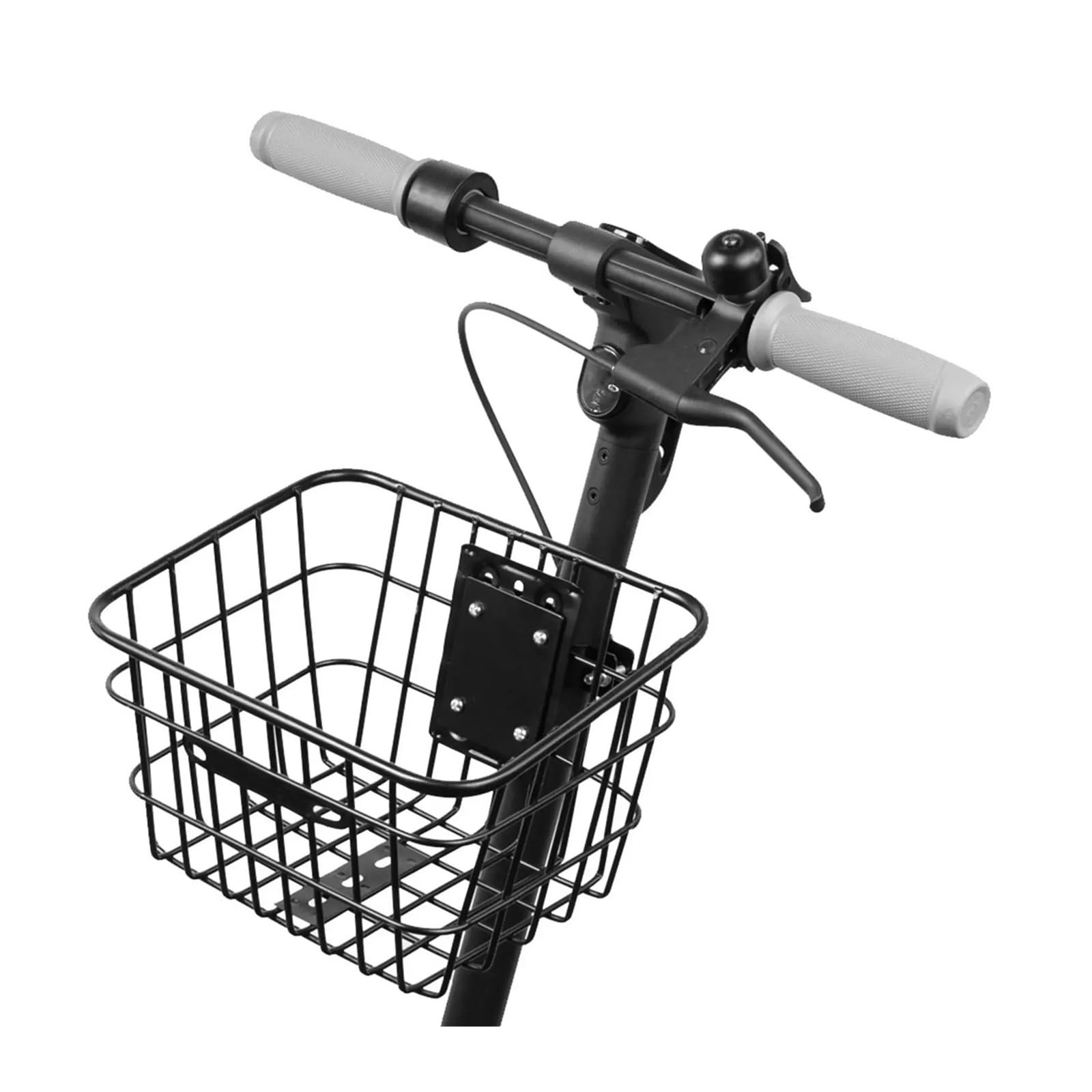 Cesta para Bicicleta Cesta for Patinete eléctrico, Cesta Frontal Desmontable de Hierro for Bicicleta, Almacenamiento Ciclo, Accesorios Ciclismo for Adultos Diarios