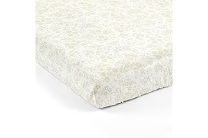 Lush Decor Vintage Floral Crib Sheet - Soft, Breathable, Cozy