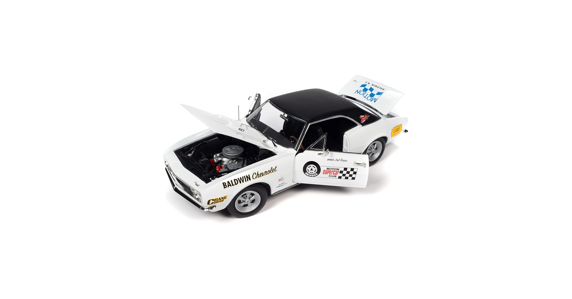 AMERICAN MUSCLE 1968BALDWIN MOTION コルベット 1969 Camaro Baldwin Motion BLACK 1:18 Ertl American Muscle