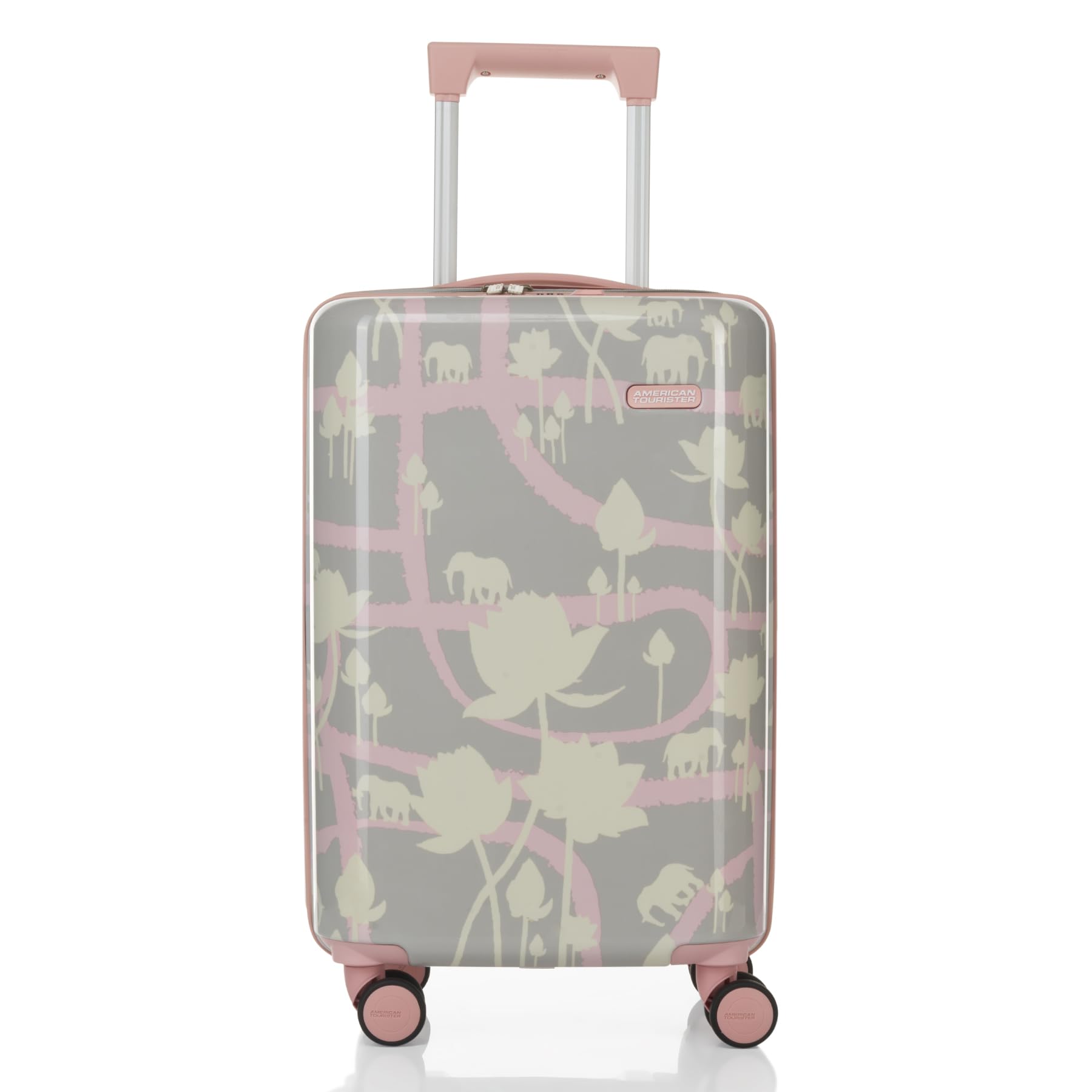 x Love Child Masaba 57 CM Small with Recessed TSA Lock & 8 Wheel Printed Hard PC Cabin Suitcase for Travel/Trolley Bag for Travel/Travel Bag with Double Wheel for Men & Women- Grey-image-32