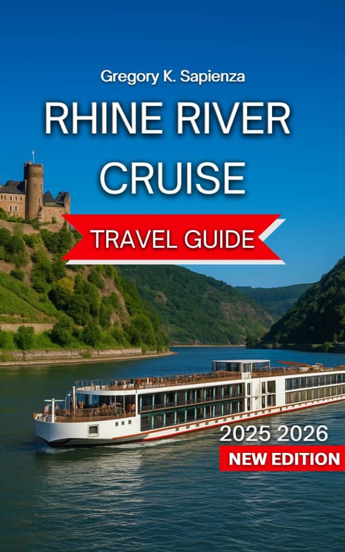 Rhine River Cruise Travel Guide 2025/2026:: Timeless Castles With Maps & Images, Wine Tasting In Vineyards, Riverside Towns, Cuisine, Onboard Activities, ... Top Places (NEW EDITION GUIDE Book 7)