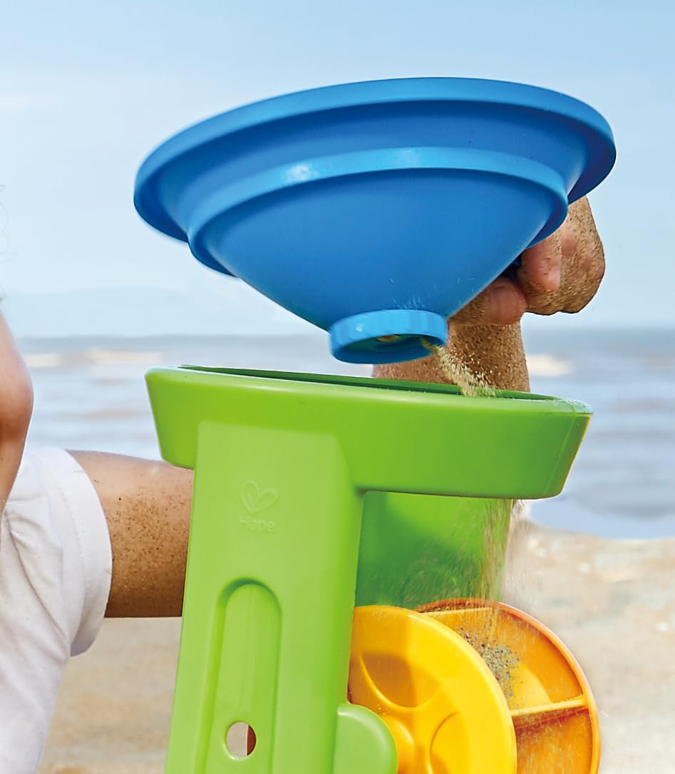 Hape E4046 Double Sand and Water Wheel - Beach and Bath Toys
