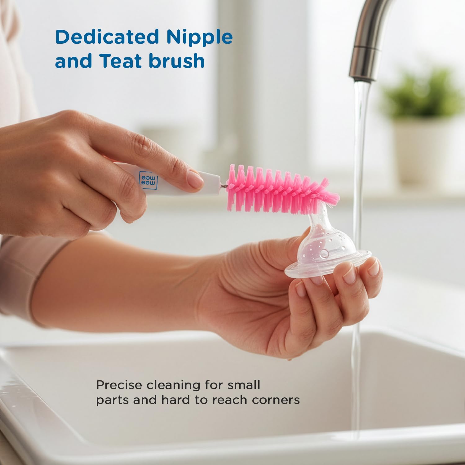 Mee Mee Bottle Brush - Safe & Easy Cleaning -7