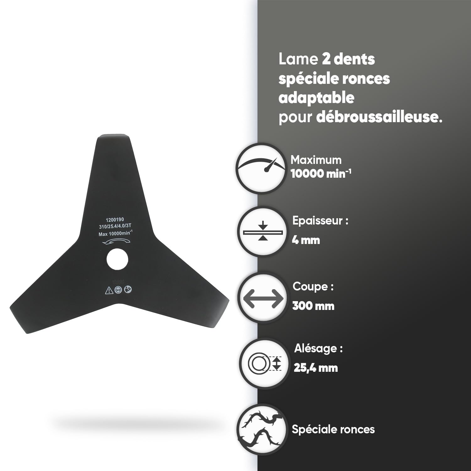 Lame Tondeuse Adaptable Black & Decker 364mm