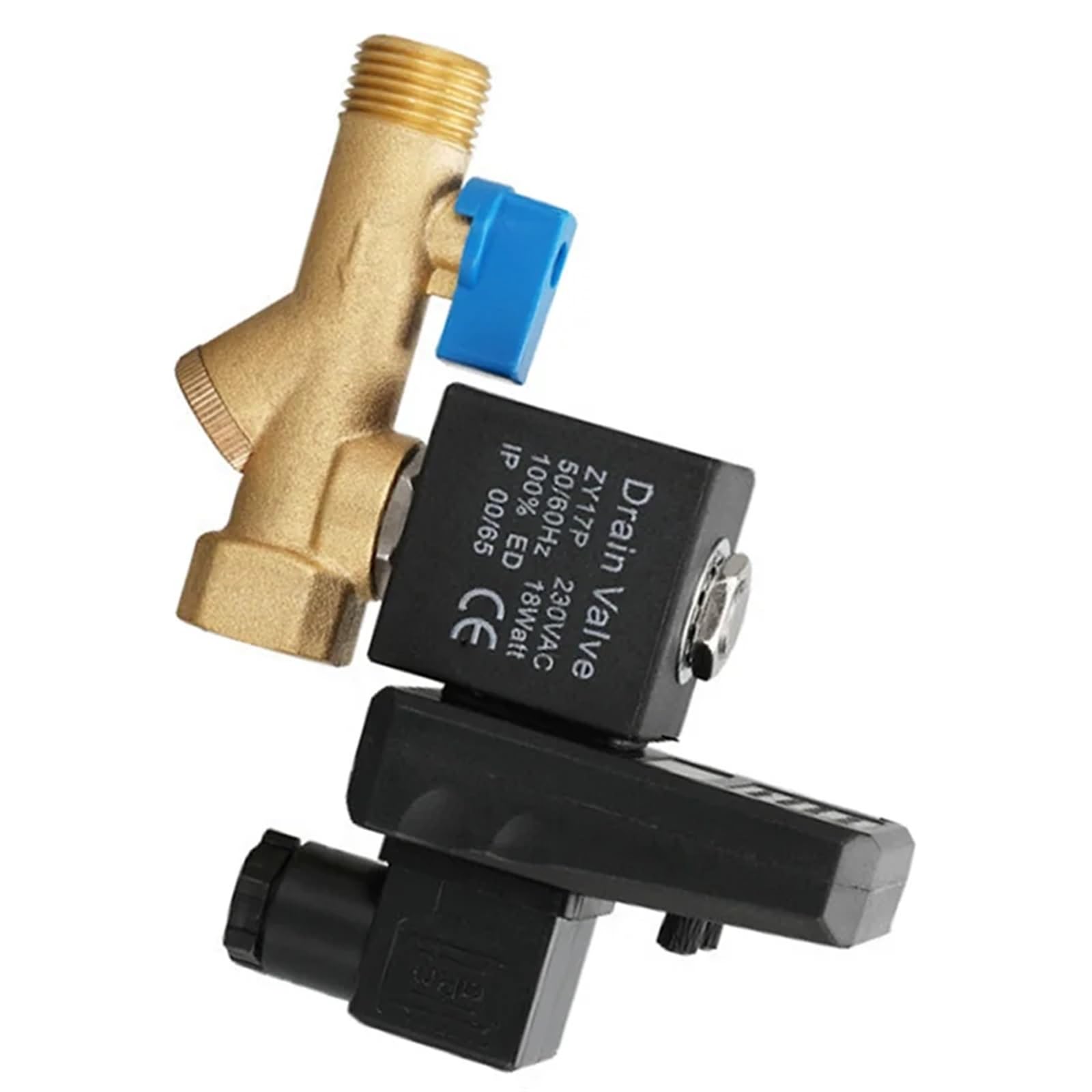 Válvula solenoide de drenaje automático for compresores de aire, filtros secadores, fácil instalación OPT-B-AC220V (una pieza)