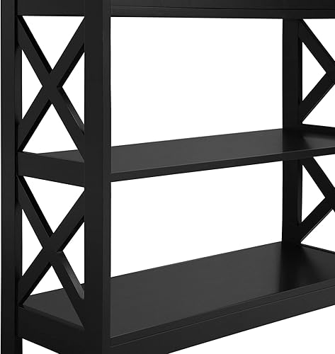 Miniatura 6 de Yaheetech Soporte para TV, centro de entretenimiento con cajón, mesa consola multimedia de 39.5 pulgadas para TV con 2 estantes abiertos para