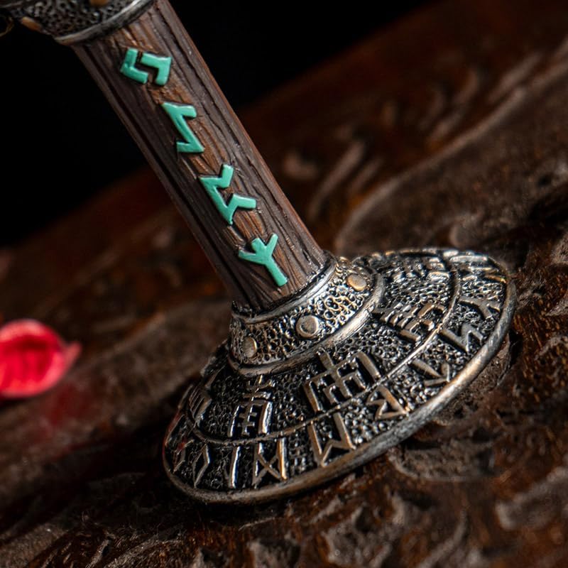 Pacific Giftware Viking Warrior Skull Goblet 8 Floz Resin and Stainless Steel Chalice with Nordic Symbols and Viking Shield Design Perfect for Wine and Unique Home Decor