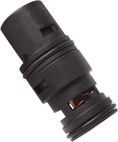 Termostato de tanque de expansión de refrigerante de aceite compatible con BMW E46 E83 X3 E53 X5 E85 E86 Z4 17111437362, 1430872
