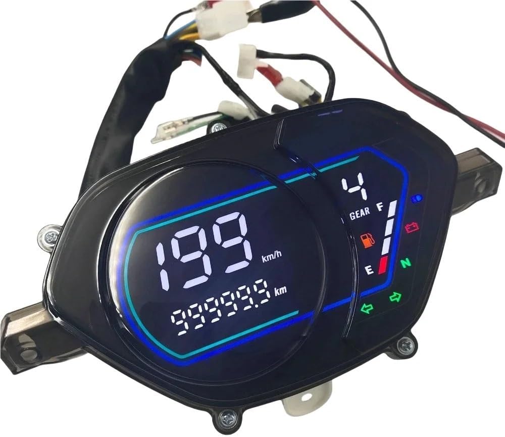 Motorcycle Odometer Gauge For Viva R 115 For SMASH115 FI For SMASH V115 FI Full Led Digita Meter PRM Odometer Tachometer