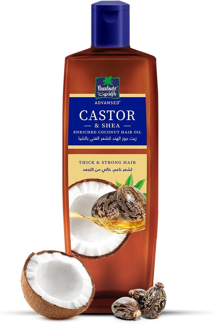 Parachute Advansed Coconut oil enriched with Shea Hair Oil| Moisturising Hair Oil|Nourishes Hair| For Frizz- Free, Soft & Shiny Hair| No Silicones & Parabens |10.1 Fl.oz[Amazon-developed Certification] Compact by Design