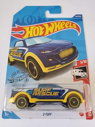 Hot Wheels 2020 Hw Rescue 2-Tuff, azul 185250