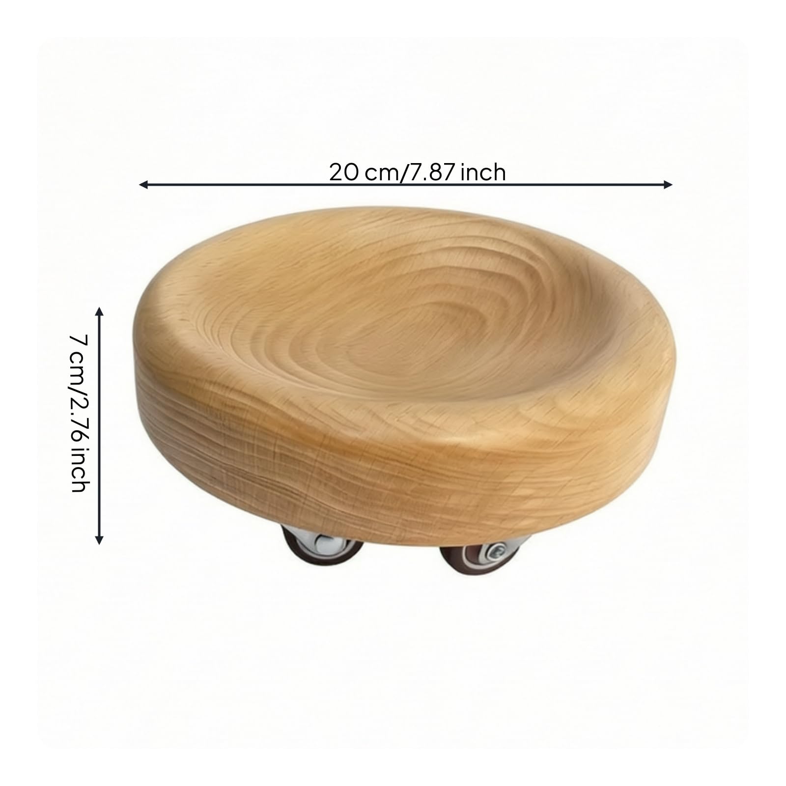 Pedana Scorrevole con Ruote Basso Profilo Balance Board in Legno Robusto Tavoletta Propriocettiva per Fisioterapisti
