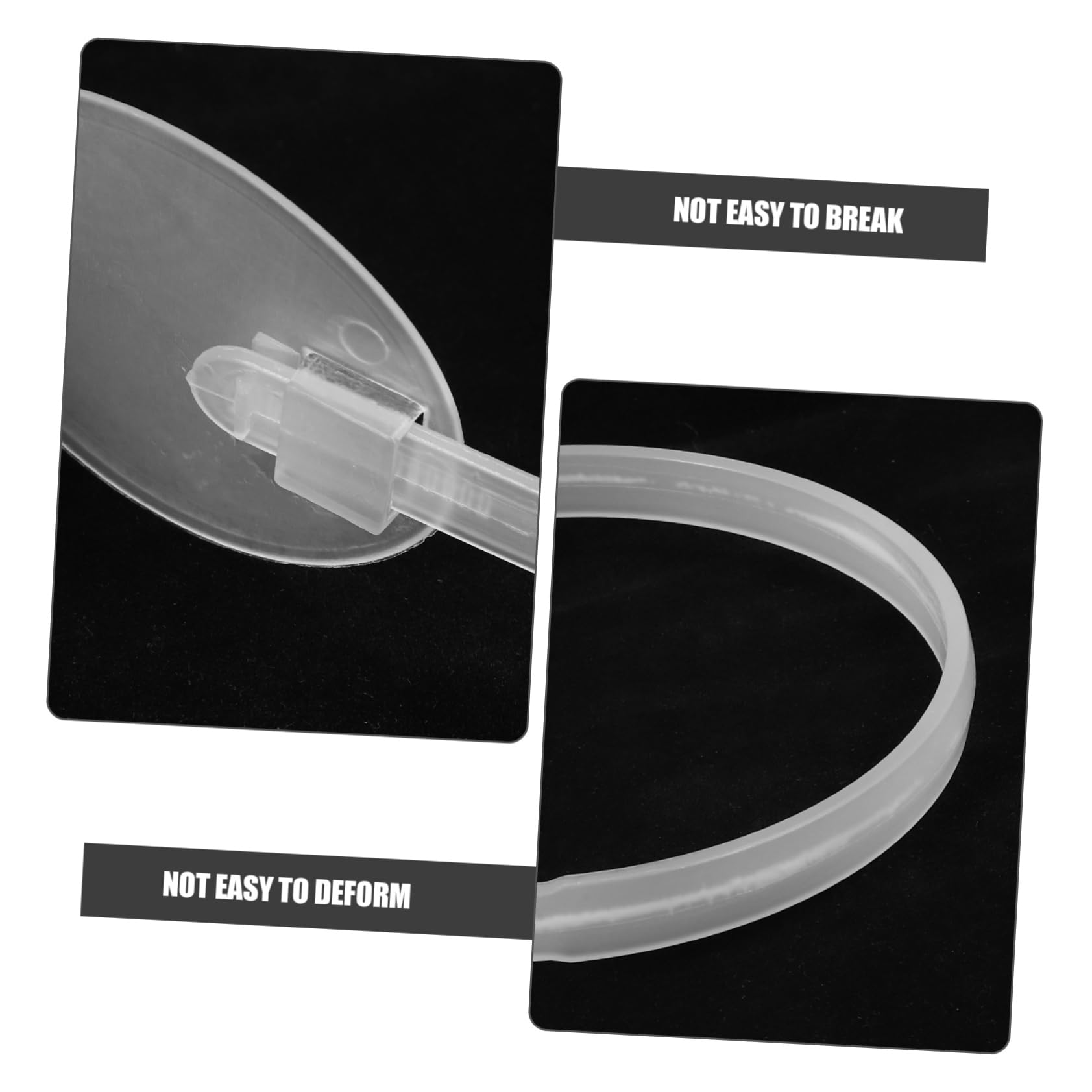 PRETYZOOM Accesorios Para La Manga Del Oído De Oídos Bebé Puño Soporte De Marco De Orejeras Para Bricolaje Hacer Soporte Para Marco De Orejeras El Plastico