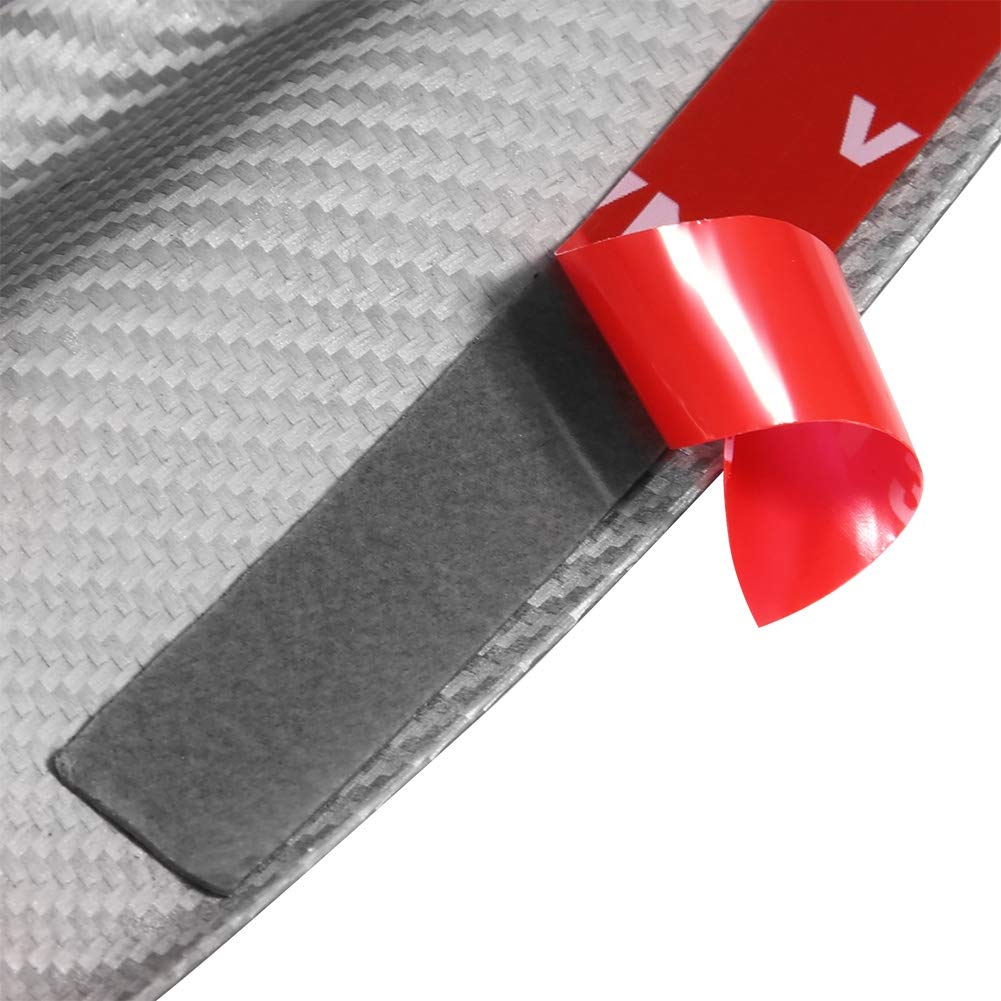 Bediffer Accesorio de Cubierta de Antena de Fibra de Carbono de Calidad para Coche E90 04-12 Rojo, Diseño Duradero para una Apariencia Mejorada, Fácil Instalación