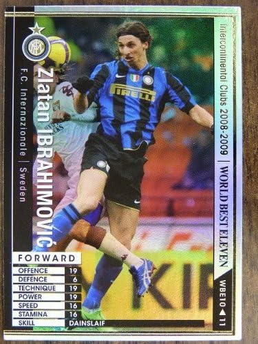 Amazon Co Jp Wccf 08 09キラ Wbe10 ズラタン イブラヒモビッチ ホビー 通販