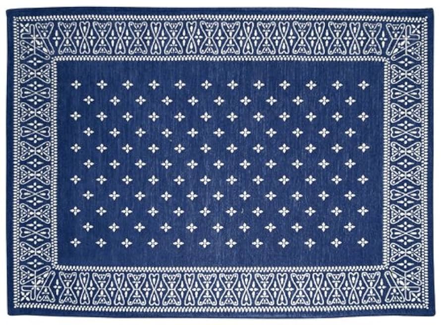 Amazon.co.jp: Detail Cross Bandanna Rug クロスバンダナラグ