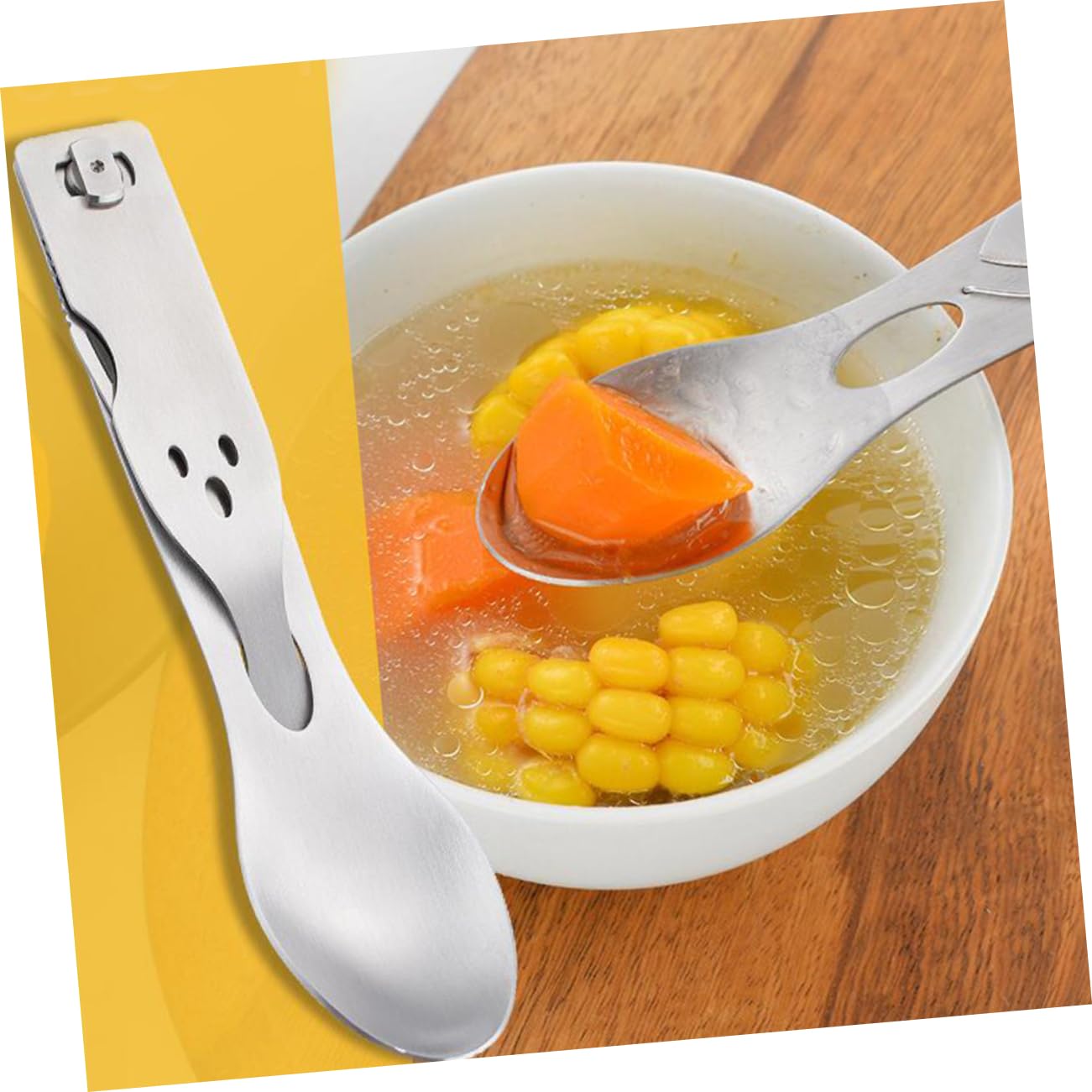 BESPORTBLE 3 Pezzi 3 1 Abito Cucchiaio Forchetta Coltello e Forchetta Viaggiare Knife