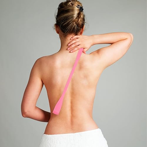 Miniatura 8 de Healifty 2 rascador portátil de espalda ABS de mango largo telescópico rascador de espalda, rascador de espalda para mujer, rascador de espalda para