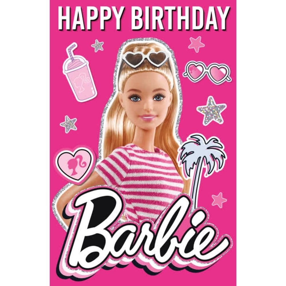 Barbie Birthday Card 3D-Effect Lenticular Card A Fantastic Card For All Occasions