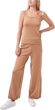 Pantalon au tombé fluide avec taille smockée et bas de jambes oncés