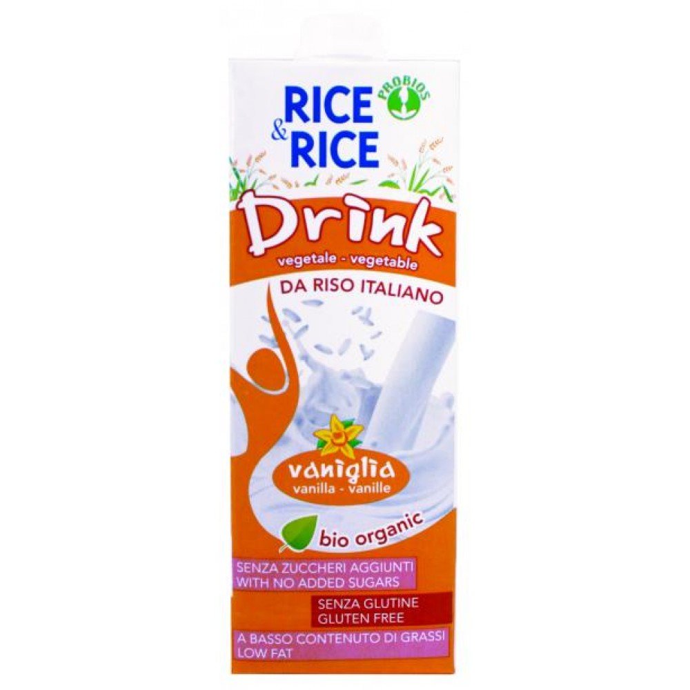 Bevanda di riso alla vaniglia Rice & Rice Drink 1L