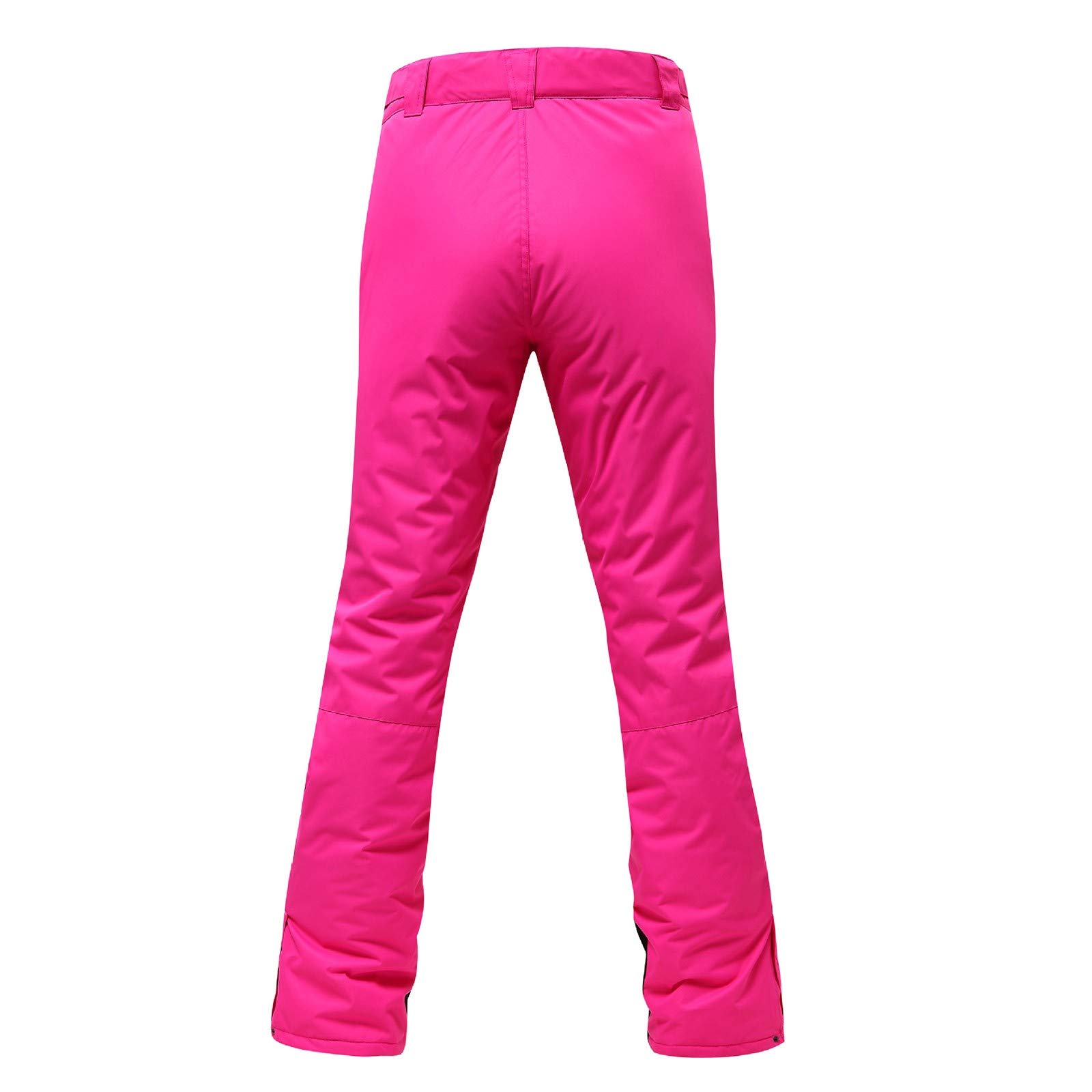Damen wasserdichte Skihose mit Strapsen Isolierte Snowboardhose Winddicht Fleece Gefüttert Winterhose Atmungsaktiv Outdoor Skihose Verstellbare Thermo Schneekleidung