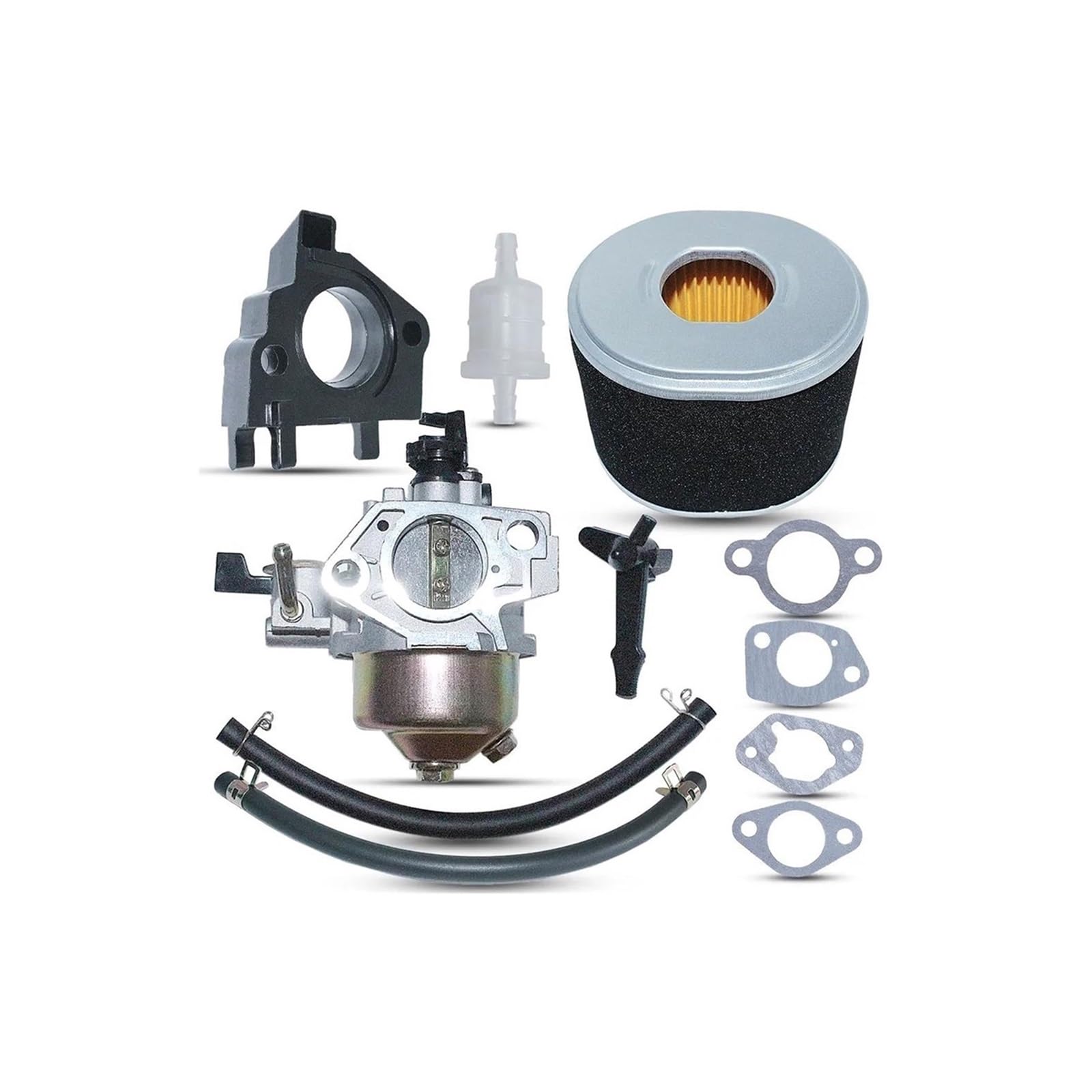 Junta Filtro Línea Combustible Filtro Aire Carburador para GX390 13HP GX 390 188F Pieza Motor Cortacésped 16100-ZF6-V01 Carburador