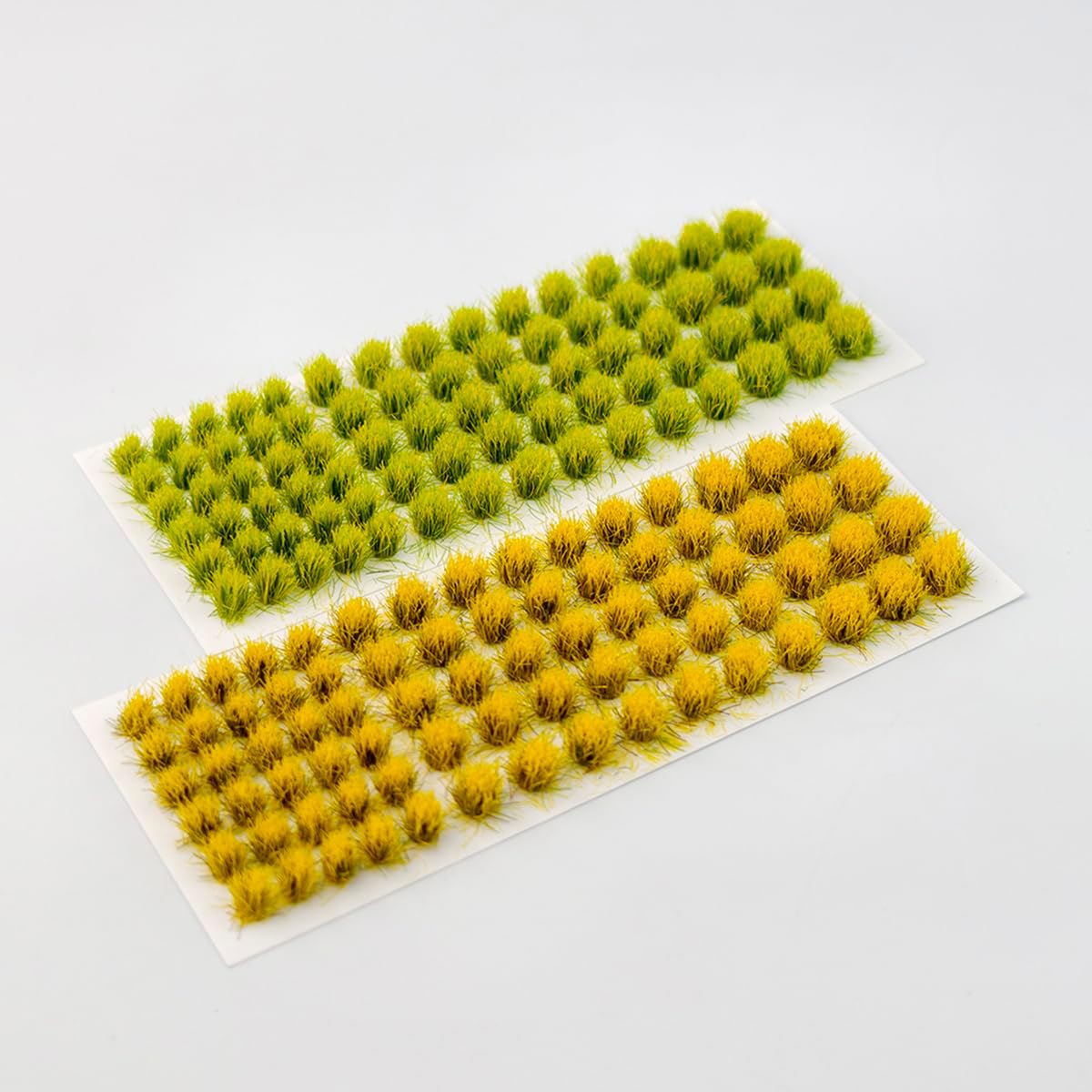 Tufts - Battlefield 154 Pcs, 3 Sizes -Terrain Model Kit for Miniature Bases & Model Grass Tufts -Diorama Supplies & Diorama Grass for Mini Basing & Gaming Scenery (Autumu Yellow)