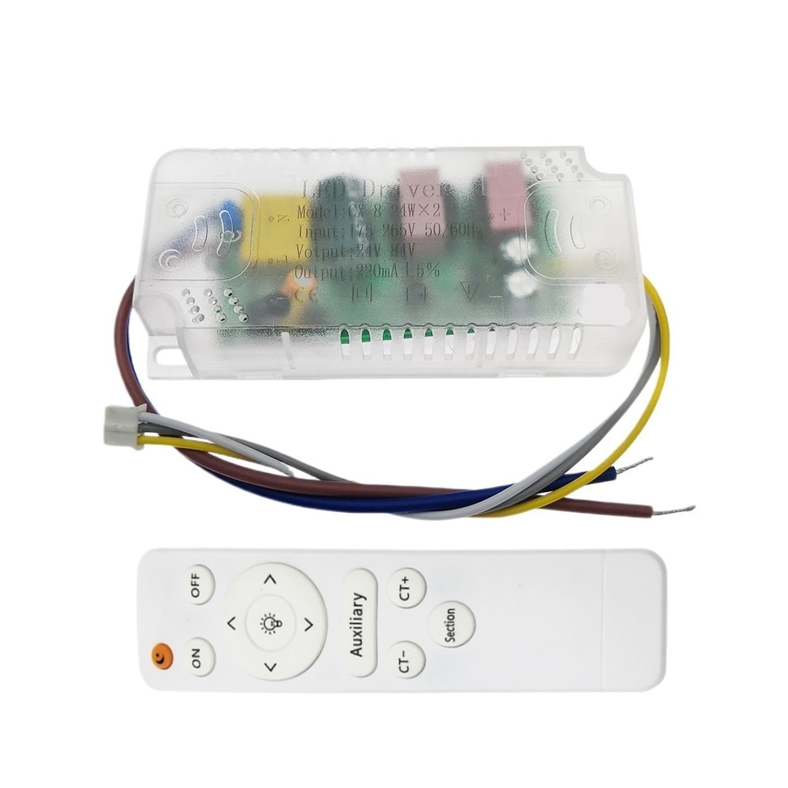 Alimentation de plafonnier télécommandé 8-24W transformateur driver LED