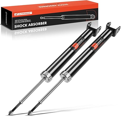 A-Premium Conjunto de amortiguador trasero compatible con Infiniti G25 2011-2012, G35 2007-2008, G37 2008-2013, Q40 2015, Q60 2014-2015, RWD, juego