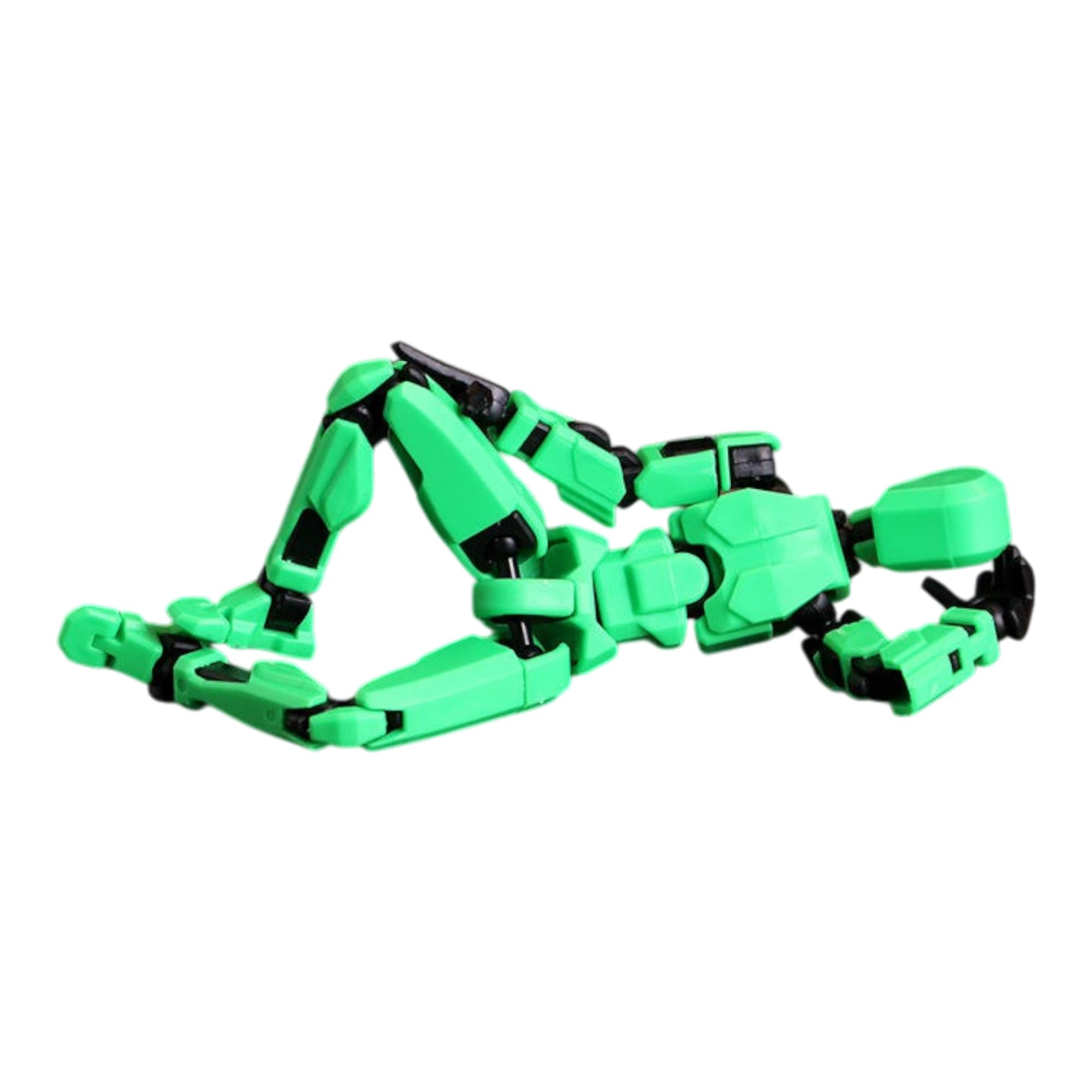 Sentosa Action Figure Toy, DIY Assembly Dummy 13 Action Figure, Articulated Robot, Desktop Decor, Gift Idea for Kids & Adults, Durable ABS Material (Green)-image-34