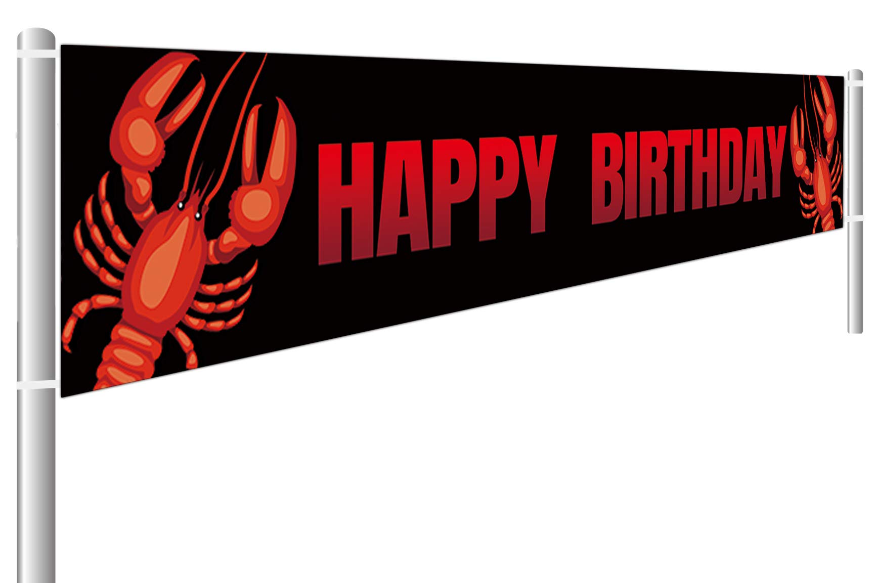 Buy Large Crawfish Boil Happy Birthday Banner, Crawfish Boil Birthday