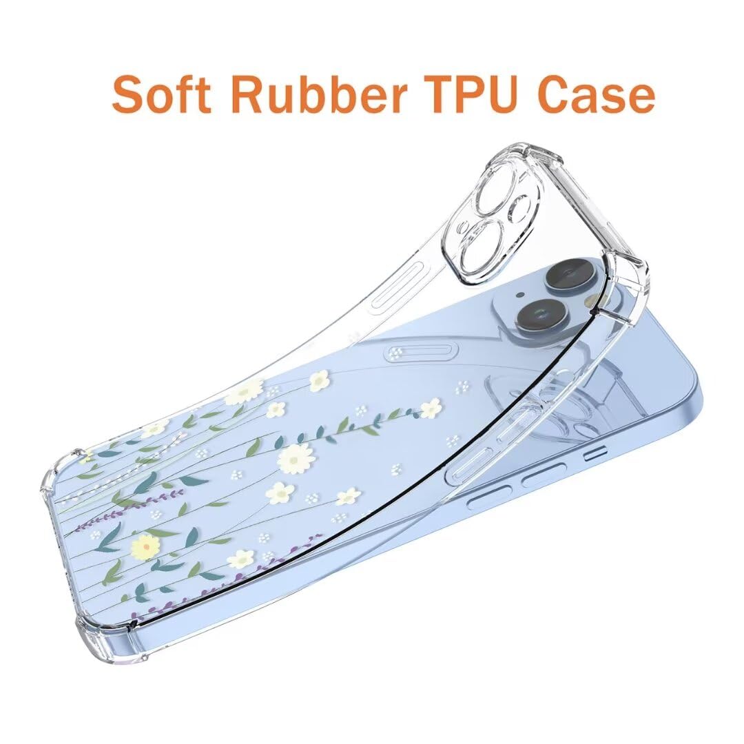 Hülle Für Honor X6b Mit Blumen-Cartoon-Muster – Transparente TPU-Schutzhülle Bunt & Stoßfest