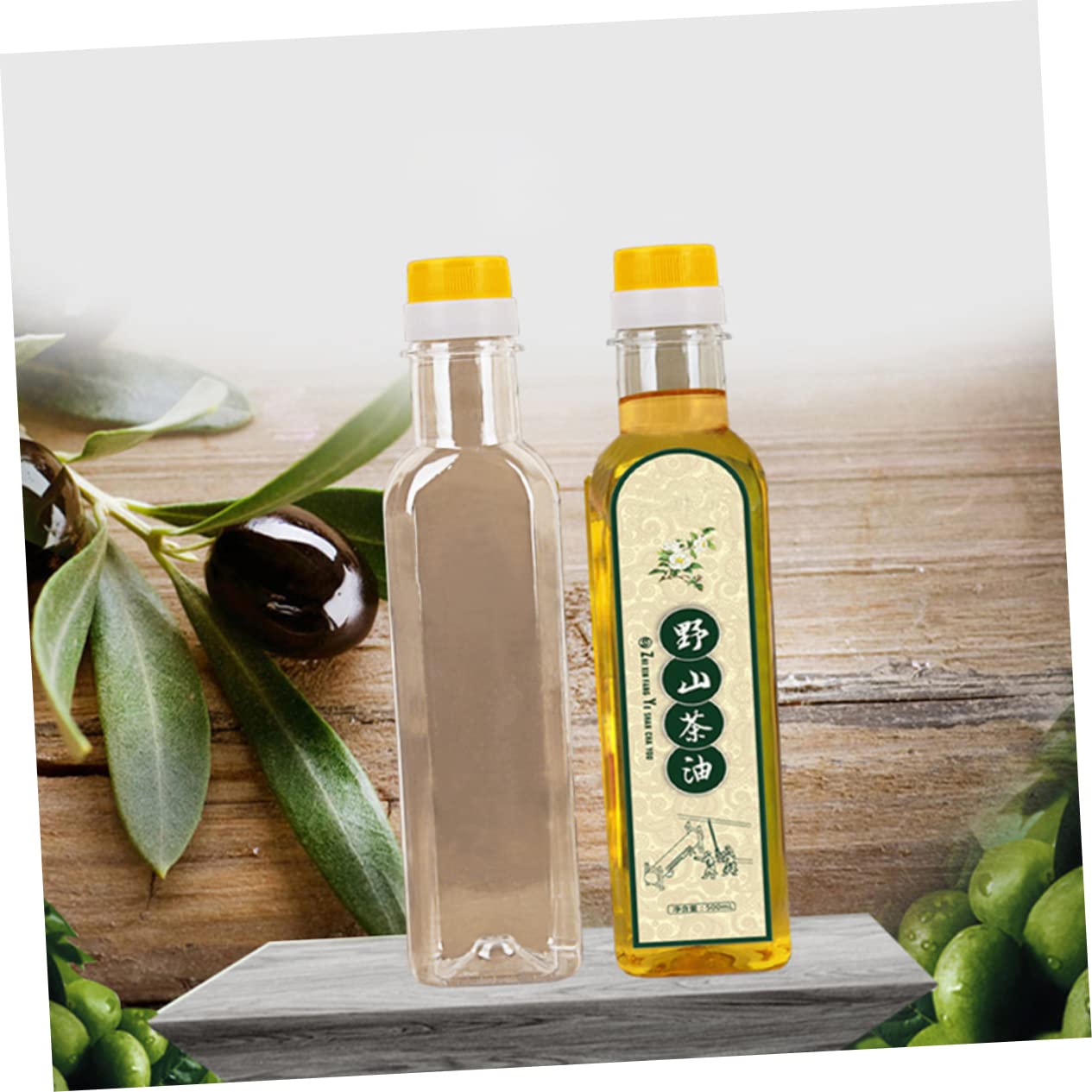 Luxshiny 6pcs Household Oil Bottles Kitchen Storage Jars for Walnut Camellia and Linseed Oil Essential Kitchen Accessory for Home Cooking