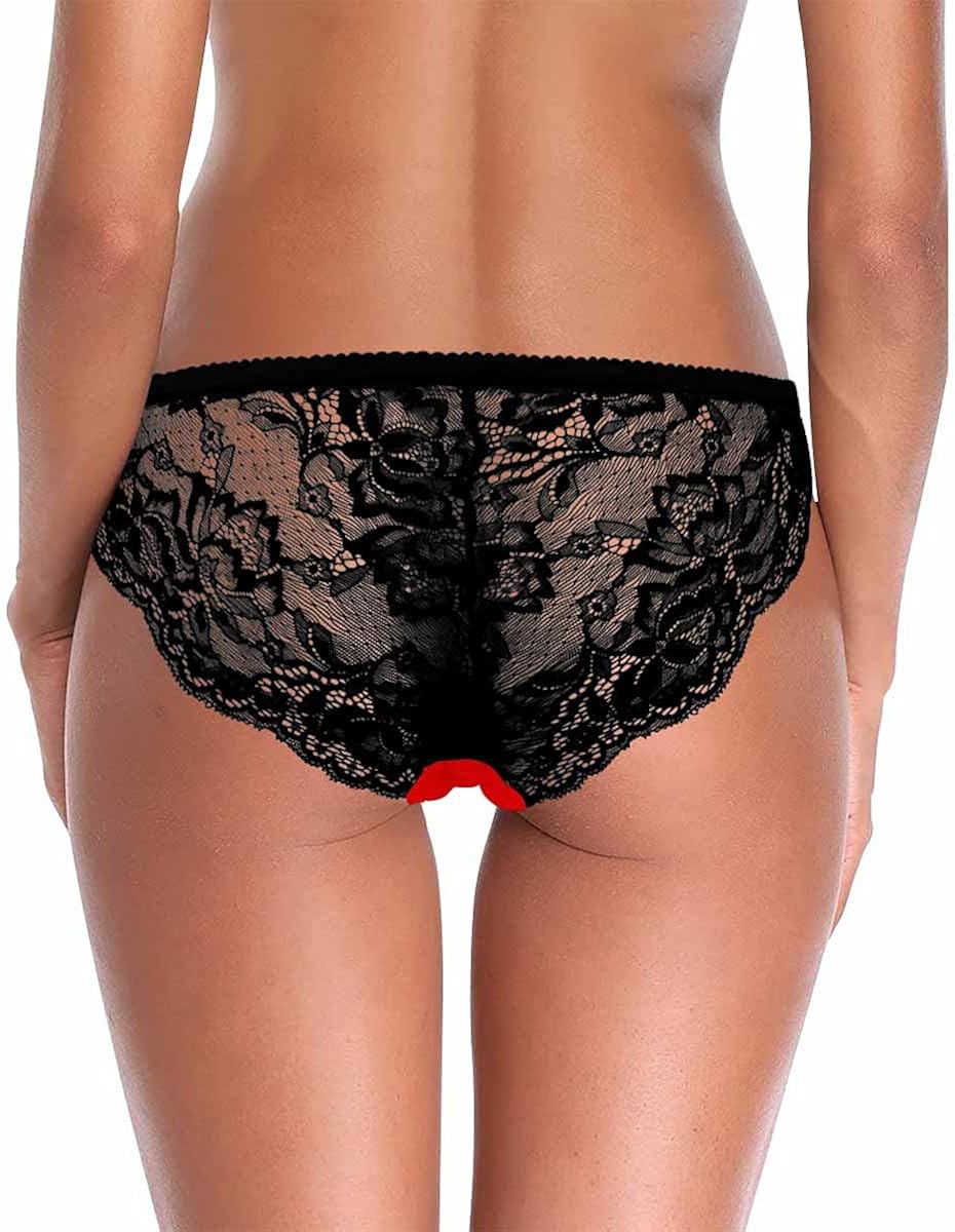 Custom Text Women's Lace Underwear Property of Name Lace Brief for Women XS-3XL at  Women’s Clothing store