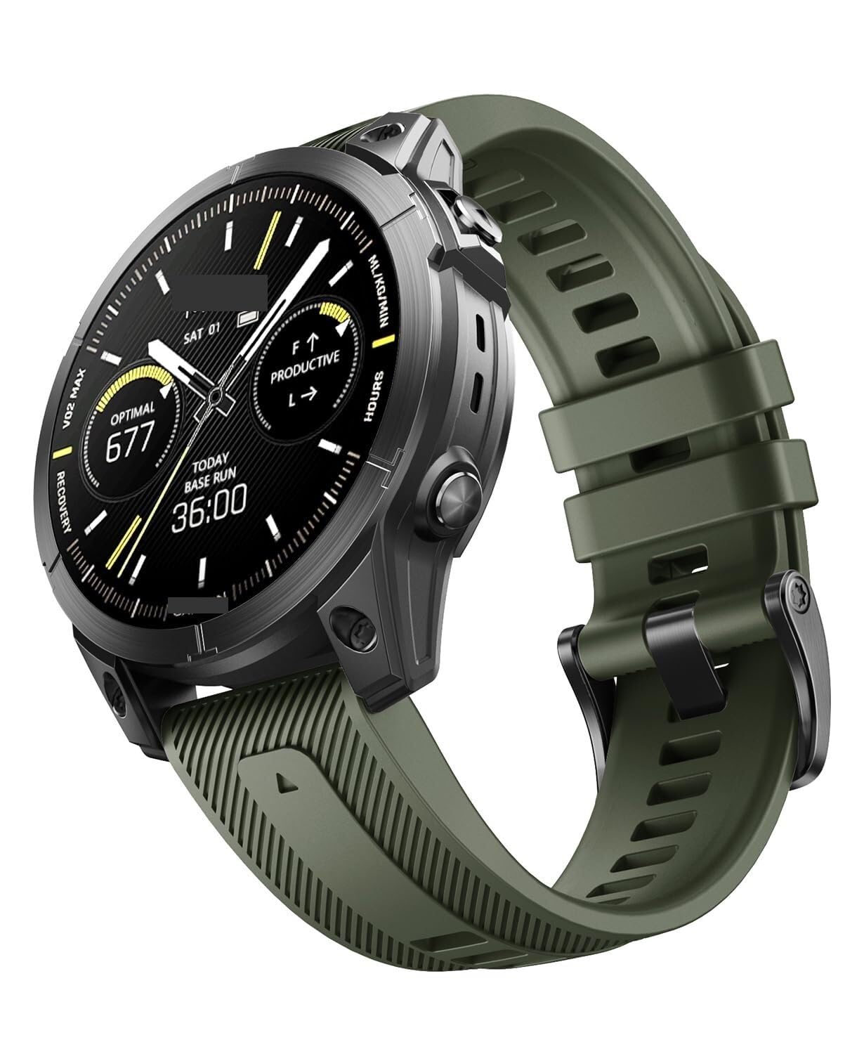 Pasek do zegarka Fenix 8 o szerokości 22 mm, miękki silikonowy pasek do zegarka Fenix 5 Plus, Fenix 6, Fenix 6 Pro, Fenix 7, exip, Forerunner 935, 945, Approach S60, Quatix 5