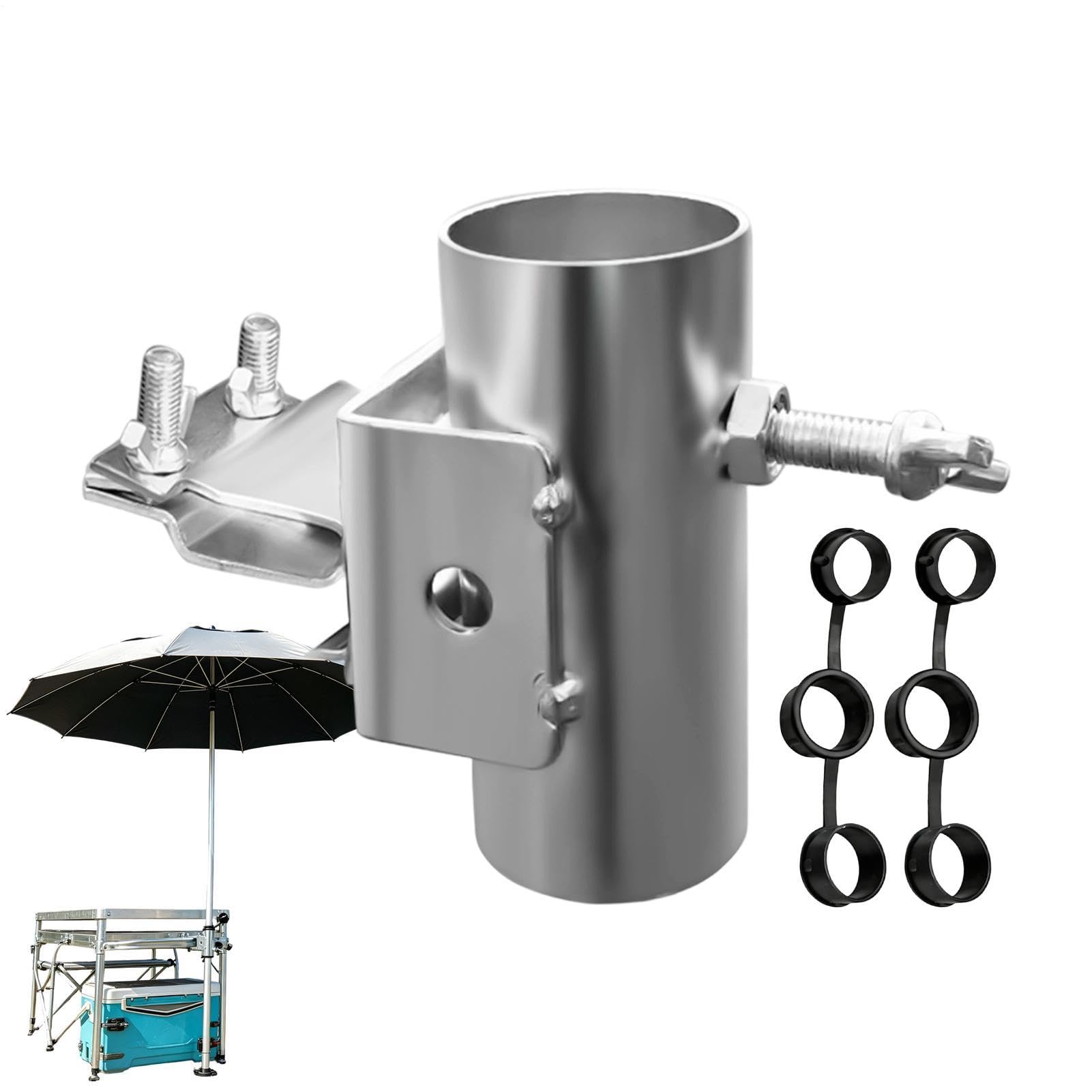 Support de parasol pour chariot compact avec serrage renforcé