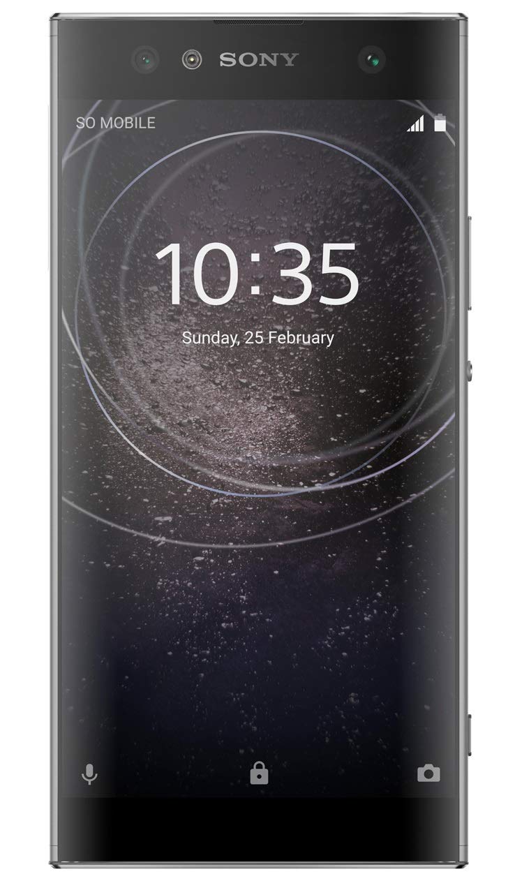 Cofanetto Custodia A Libro In Pelle Ottica Per Sony Xperia XA2 Ultra – Antracite – Con Tasche E Chiusura Magnetica