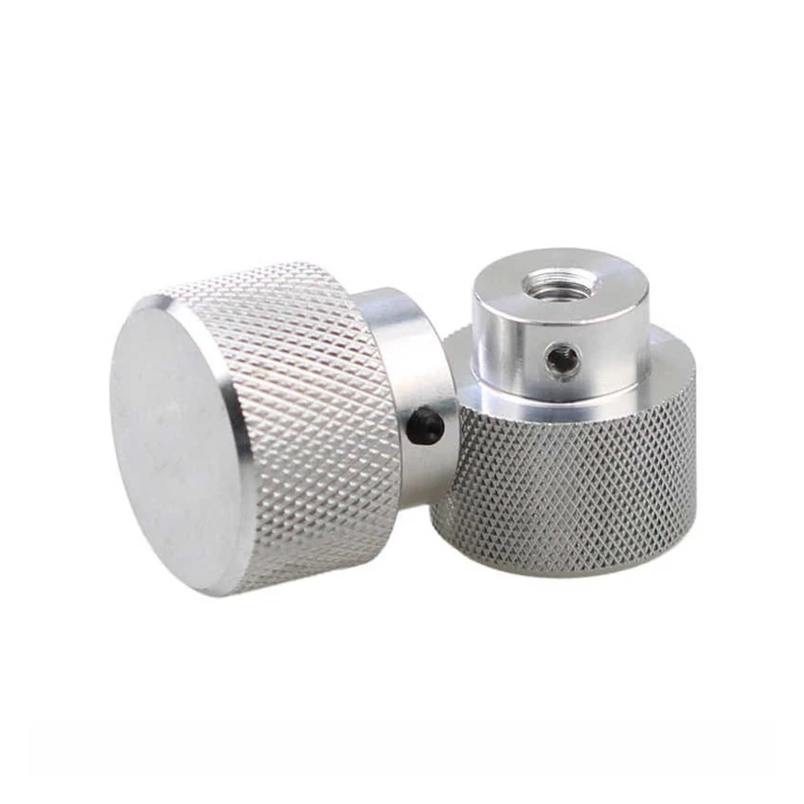 Knurled Handwheel 1Pcs M6 M8 M10 M12 Blind Hole Hand Nut Aluminum Alloy Knurled Step with Side Thread Thumb Nuts Black/Red/Aluminium