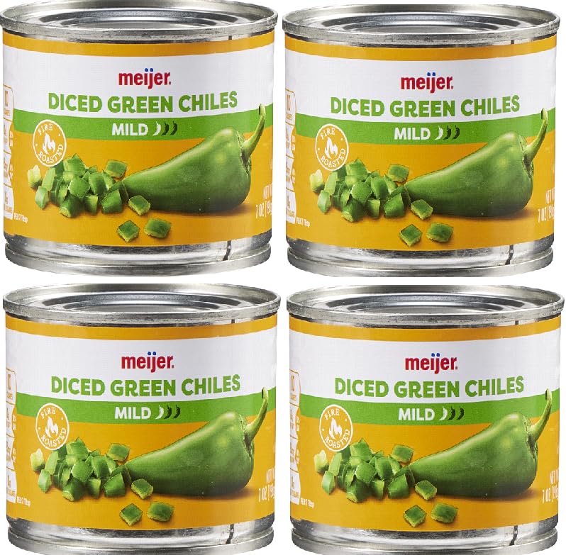 Mild Diced Green Chiles (Pack Of 4 Cans) 7 oz.