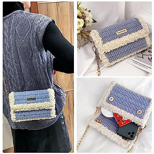 Image of Allazone 58 PCS Clear Plastic Mesh Canvas Sheets for Embroidery, Plastic Mesh Sheets Plastic Canvas with 12 Color Acrylic Yarn for DIY Sewing Bag