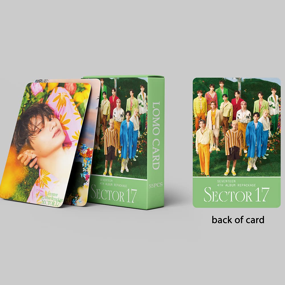 SEVENTEEN Photo Cards 55pcs SEVENTEEN SECTOR 17 Cards KPOP