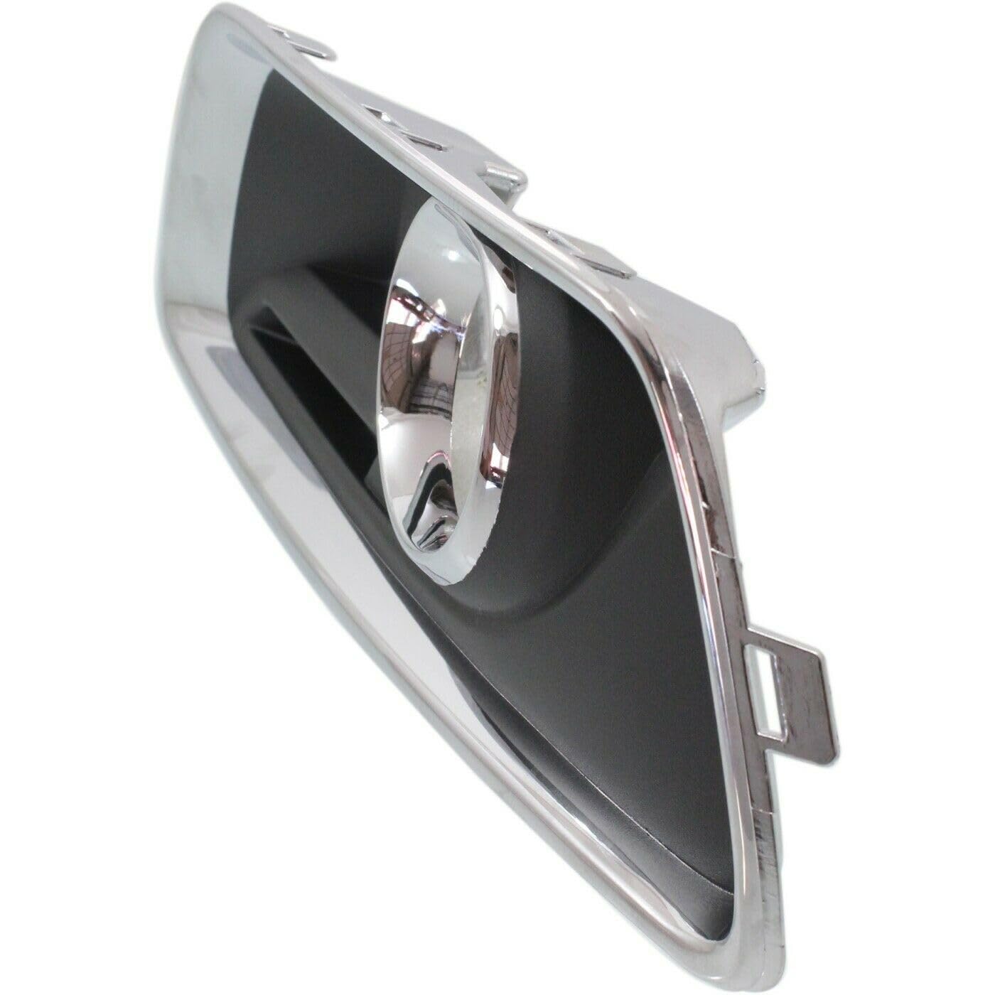 EIOFEVY Set of 2 Left Light Cover + Right Fog Light Lamp Hand Black Chrome 14485459 GM1039136 14503522 GM1038136 20768846