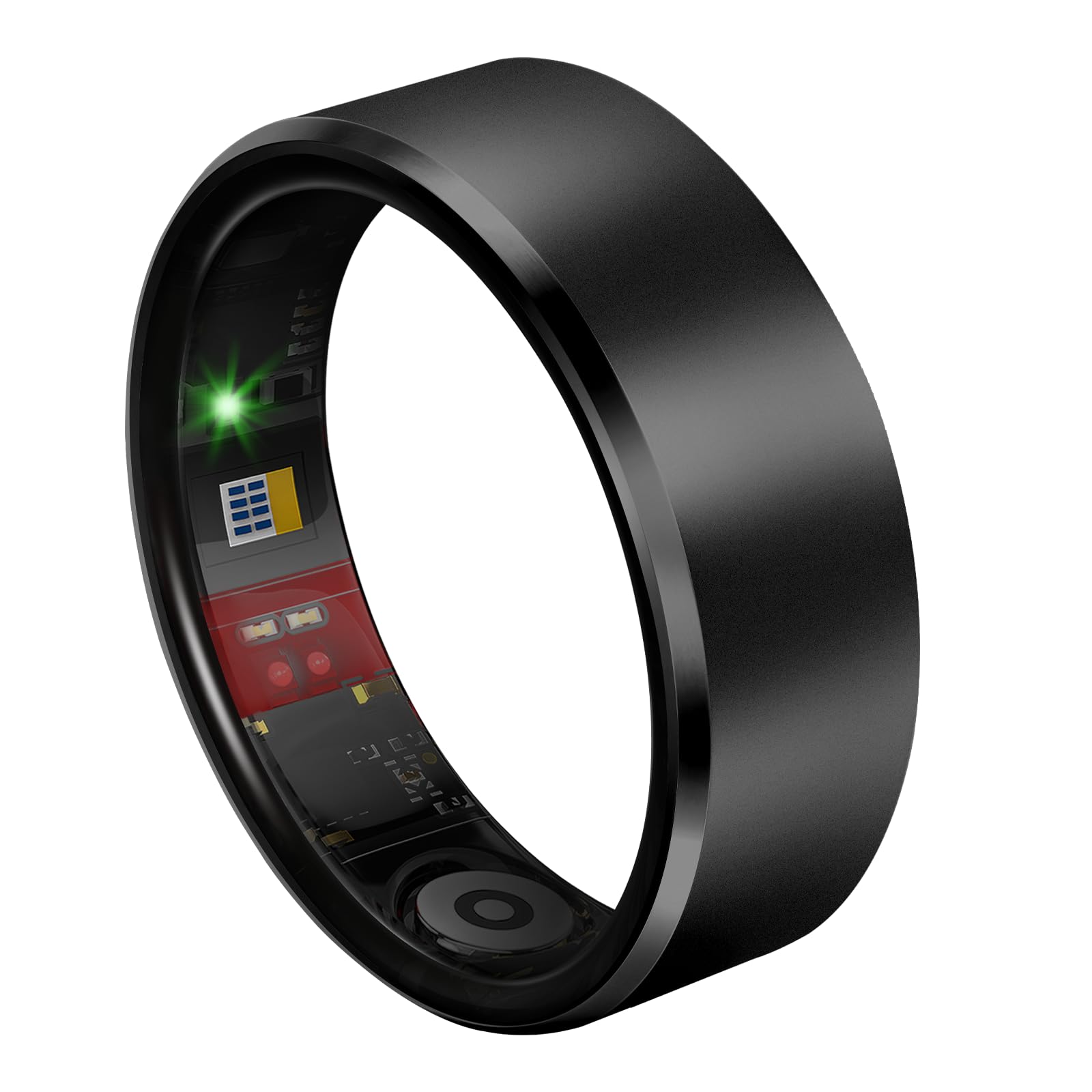 Smart Health Ring 2.0 for Women Men, Slim Scratch &amp; Fingerprint Resistant Design,Efficient Chip Fitness Tracker, Graphite14#